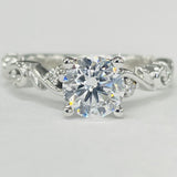 ArtCarved - Vintage Inspired Nature Diamond Setting