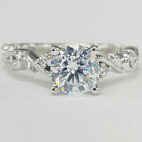ArtCarved - Vintage Inspired Nature Diamond Setting