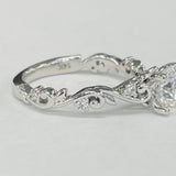 ArtCarved - Vintage Inspired Nature Diamond Setting