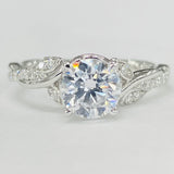 ArtCarved - Nature Inspired Twist Diamond Setting