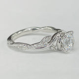 ArtCarved - Nature Inspired Twist Diamond Setting