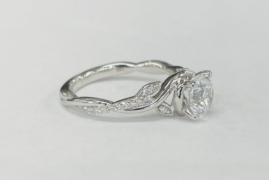 ArtCarved - Nature Inspired Twist Diamond Setting