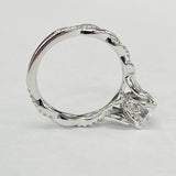 ArtCarved - Floral Twist Diamond Setting