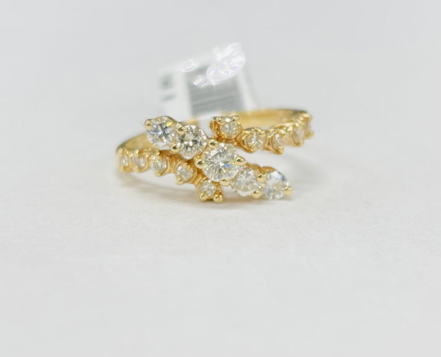 Estate Bypass Diamond Ring