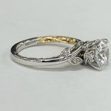 ArtCarved - Two Toned Nature Diamond Setting