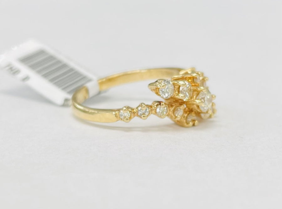 Estate Bypass Diamond Ring