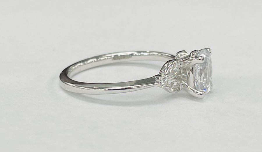 ArtCarved - Nature Inspired Simple Diamond Setting
