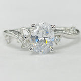 ArtCarved - Floral Hidden Halo Diamond Setting