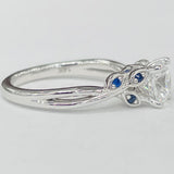 ArtCarved - Nature Inspired Sapphire Setting