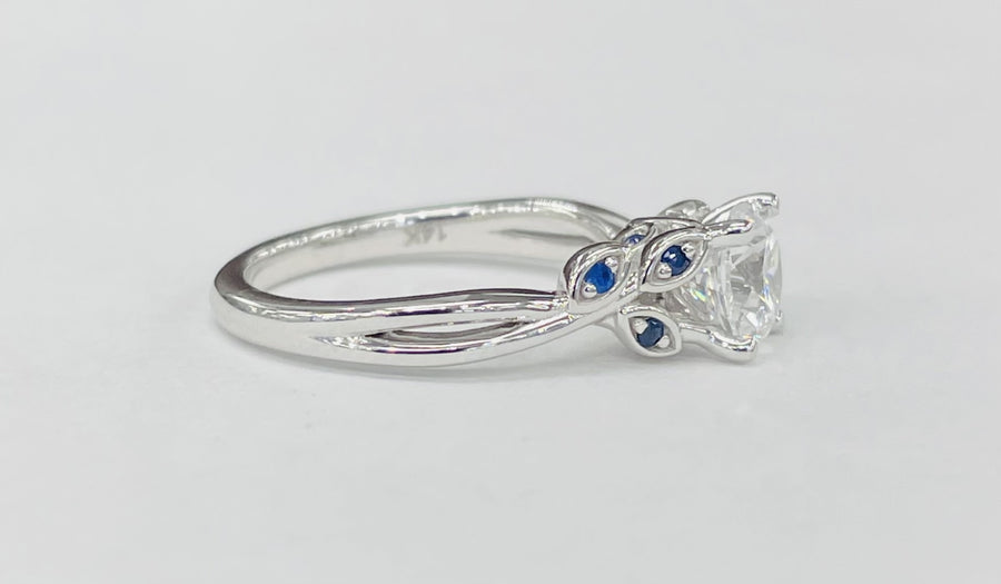 ArtCarved - Nature Inspired Sapphire Setting
