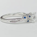 ArtCarved - Nature Inspired Sapphire Setting
