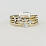 Modern Estate Fashion Diamond Ring
