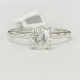 Solitare Certified 1CT Round Diamond Engagement Ring