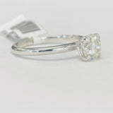 Solitare Certified 1CT Round Diamond Engagement Ring