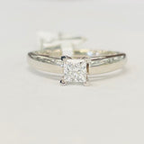 Leo Diamond VS/F Certified Solitare Princess Engagement Ring
