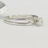 Fancy Solitare Round Diamond Engagement Ring