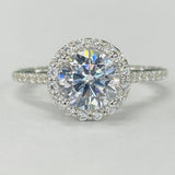 Scott Kay - Antique Halo Diamond Setting