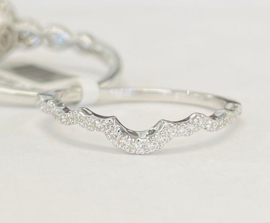 Neil Lane Oval Diamond Double Halo Wedding Set 1 1/3CTW