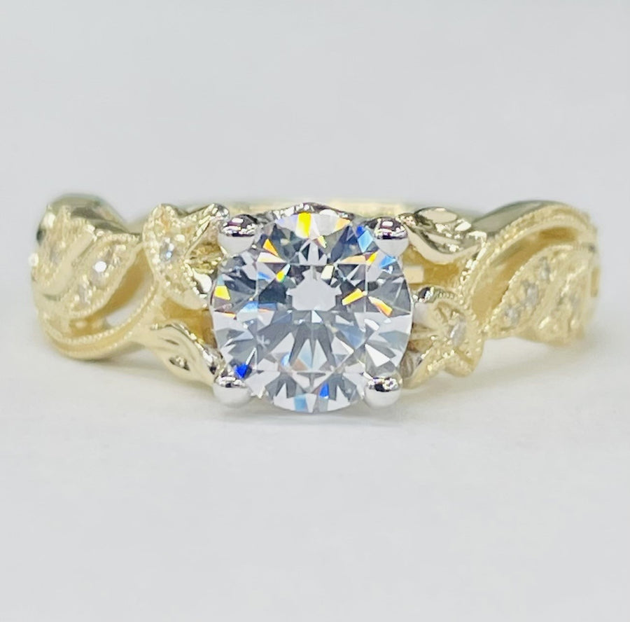 Noam Carver - Large Floral Diamond Setting