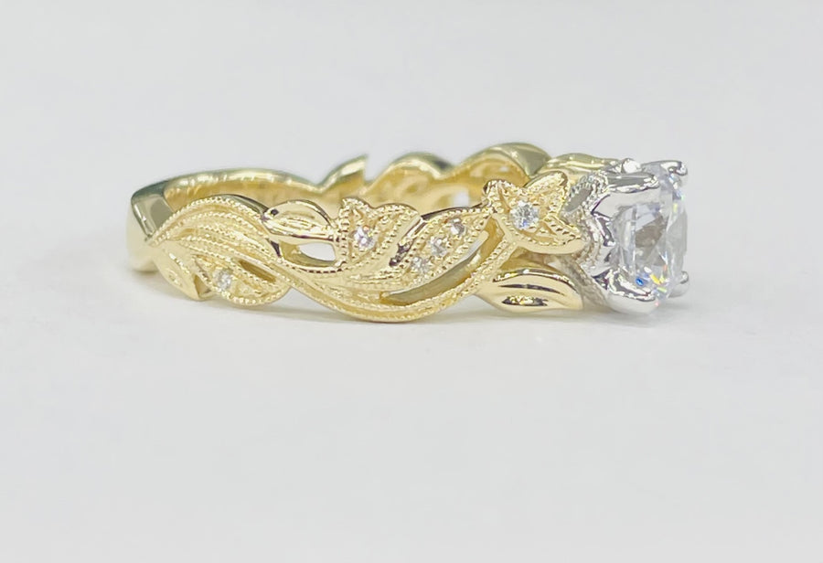 Noam Carver - Large Floral Diamond Setting