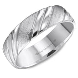 CrownRing Carved Wedding band