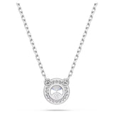 Swarovski 5636264 Constella Pendant Necklace – Round Cut White Crystals, Rhodium Plated