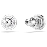 Swarovski 5636269 Constella Pavé Stud Earrings – Round Cut White Crystals, Rhodium Plated