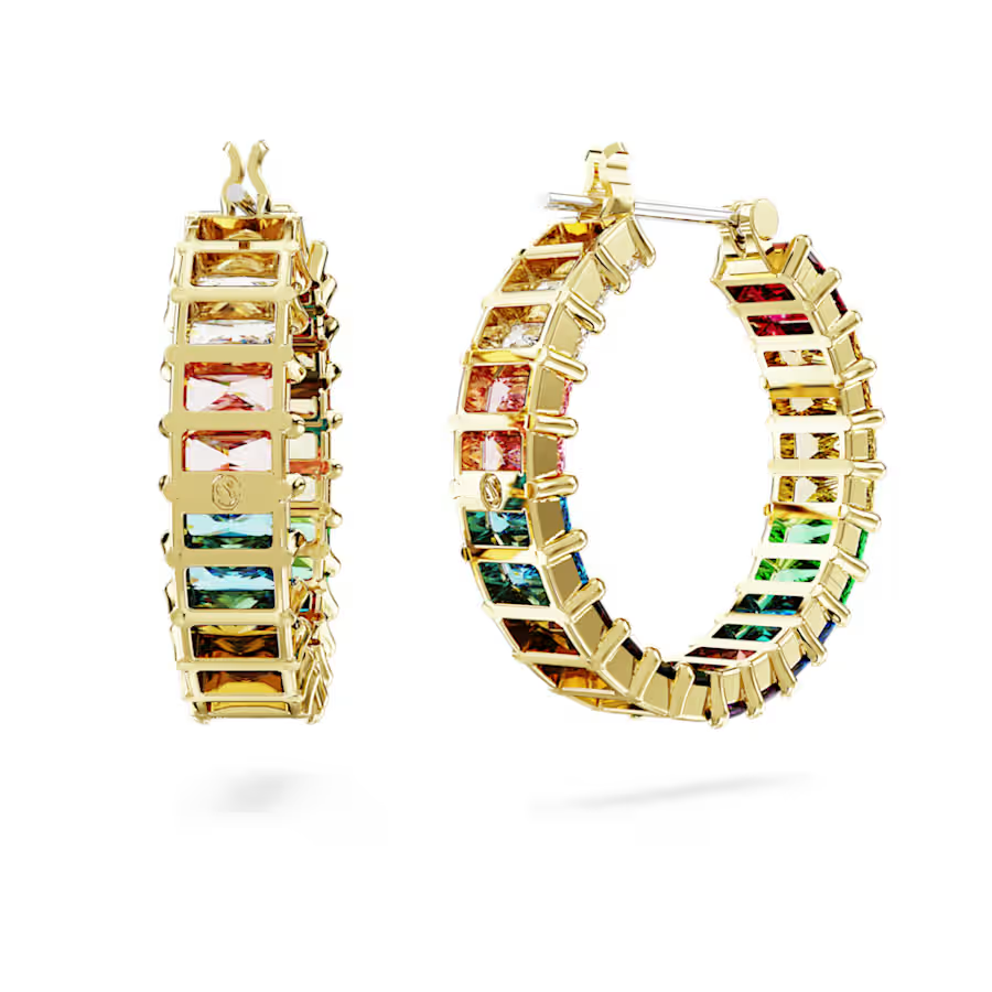 Swarovski Matrix hoop earrings