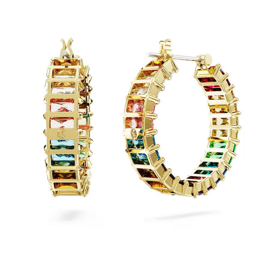 Matrix hoop earrings