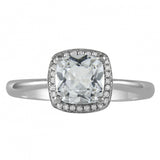 Birthstone April Diamond Ring