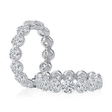 A Jaffe 2.55tw Diamond Eternity Shared Prong Set Wedding Band