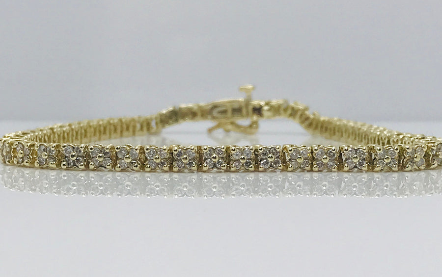 14k yellow 2 1/5 Carat Bracelet