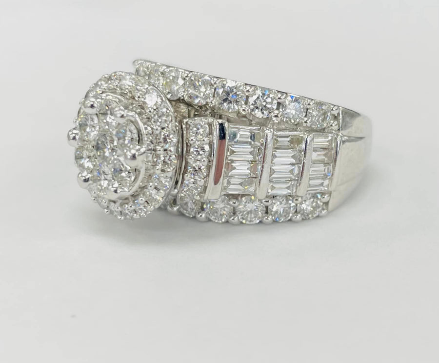 Dazzling 4CTW Statement Diamond Engagement Ring