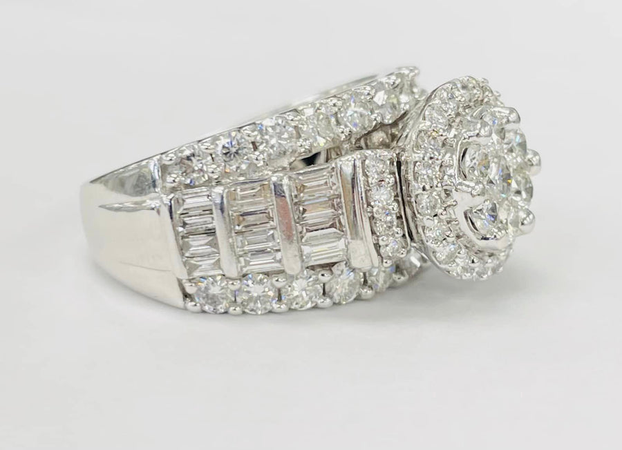 Dazzling 4CTW Statement Diamond Engagement Ring