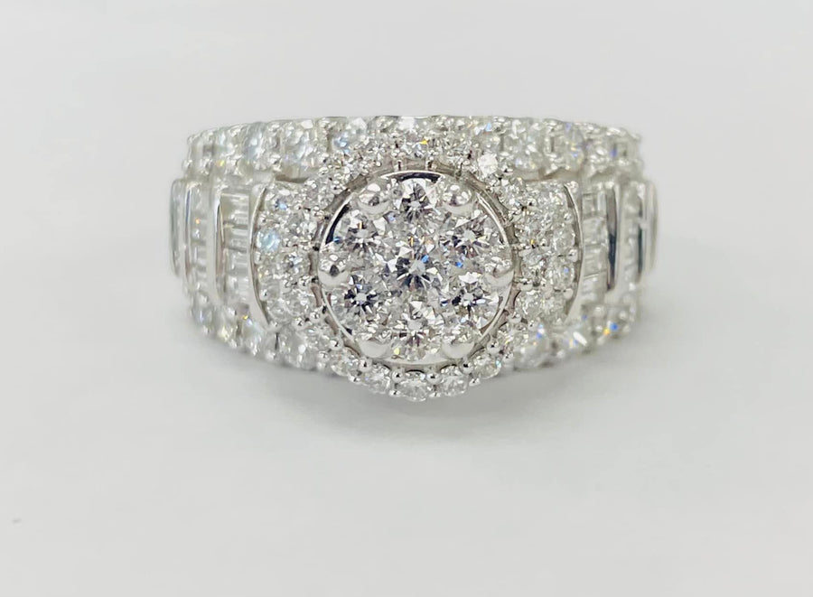 Dazzling 4CTW Statement Diamond Engagement Ring