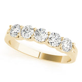 14KT Five Stone Diamond Band