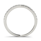 Slight Curve Diamond Wedding Band