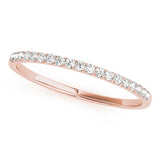 Simple Diamond Wedding Band