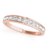 Diamond Channel Set Wedding Band