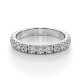 Four Prong Diamond Eternity Band