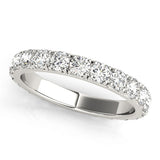 Four Prong Diamond Eternity Band