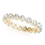 Single Prong Diamond Eternity Band