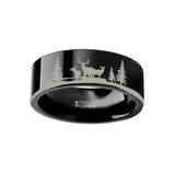 Reindeer Deer Stag Black