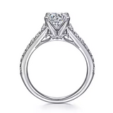 Bridget - 14K White Gold Round Diamond Engagement Ring