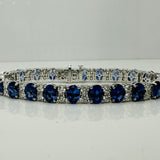 LeVian Sapphire & Diamond Bracelet