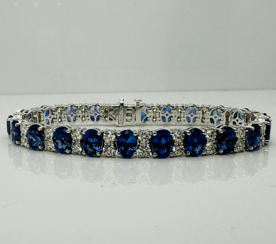 LeVian Sapphire & Diamond Bracelet
