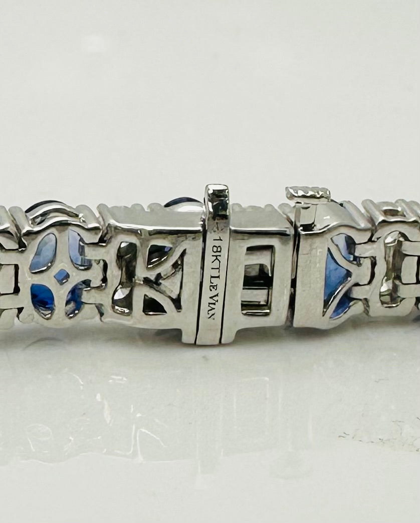 LeVian Sapphire & Diamond Bracelet