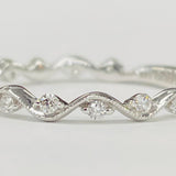 Noam Carver Twist Diamond Stackable Band