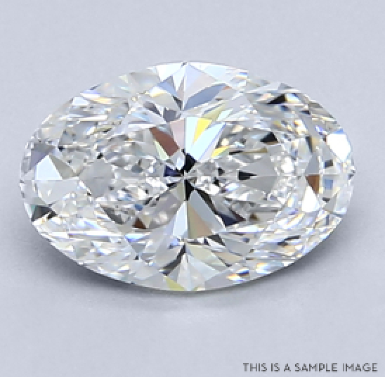 2.01 Carat VS2 G Natural Oval Diamond