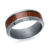 Tantalum Band Wood Inlay